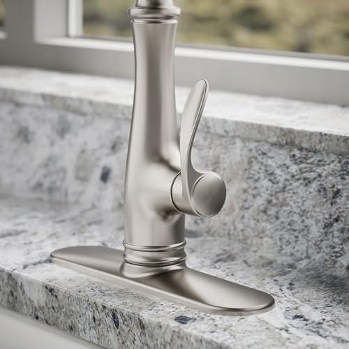 KOHLER K-560-VS Bellera Pull-Down Kitchen Faucet, Vibrant Stainless