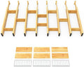 SpaceAid Bamboo Drawer Dividers with Inserts and Labels, Kitchen
