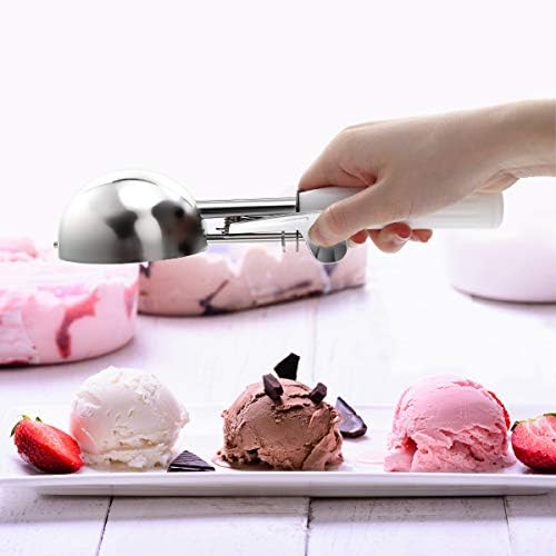 QUAL COOK Heavy Duty Ice Cream Disher 5.33 oz #06 Cookie Scoop with