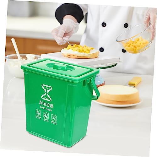 13 Gallon Plastic Garbage Sorting Bin with Lids