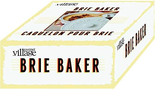 Gourmet du Village, Caquelon Pour Brie - 2 Piece Ceramic Brie Baker