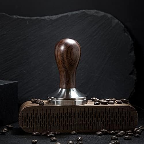 Coffee Tamper Espresso Press with Tamper Mat 304 Stainless Steel Flat