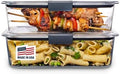 Rubbermaid Brilliance Food Storage Containers, Set of 2, Clear