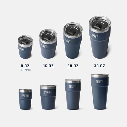 YETI Rambler 8 oz Insulated Coffee Mug with Lid - Stackable
