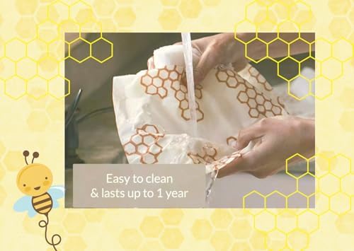 Reusable Beeswax Food Wrap Roll, XXL