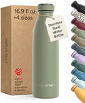LARS NYSØM Stainless Steel Insulated Water Bottle 17oz Metal Water