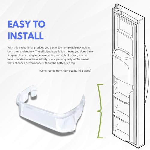 Freezer Door Shelf for Frigidaire FGSS2635TF1 FGSS2635TD9 FGSS2635TFB