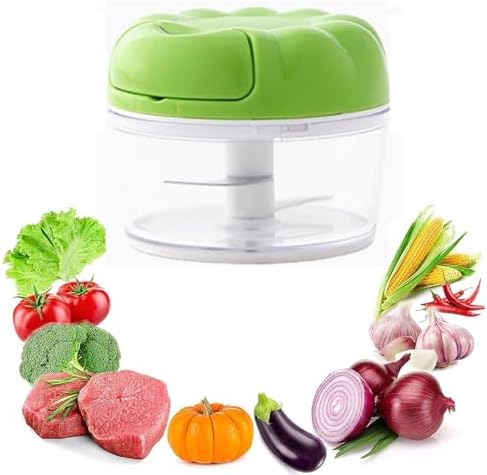 500ml Manual Food Processor Vegetable Chopper, Easy to Clean, Hand