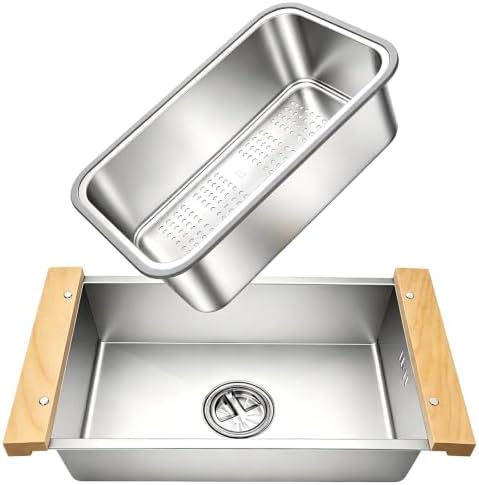 Over-the-Sink Colander and Dish Basin Combo