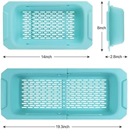 Qimh Colander Collapsible, Over the Sink Colanders and Strainers