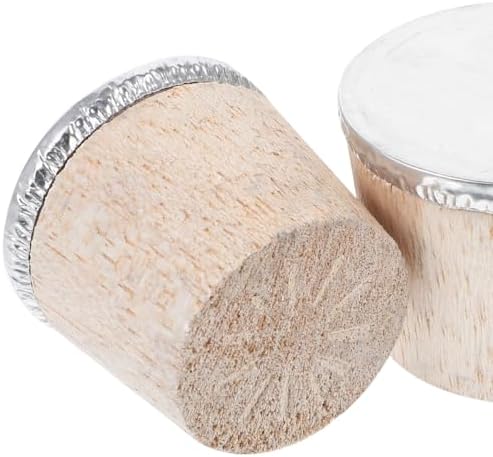 Wooden Kettle Cork Stopper Set 4 pack Large and Small