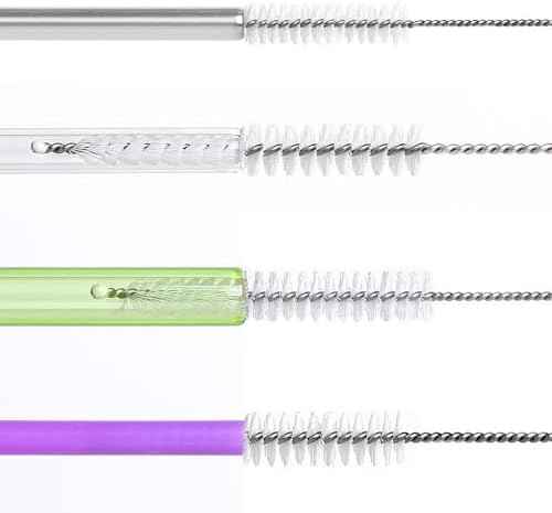 AZEN 15 Pack Straw Cleaner Brush Set, 12 Inch