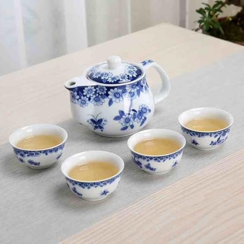 Porcelain Teapot, 9oz Small Ceramic Tea Pot with Infuser Love of