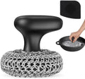 Cast Iron Scrubber Dish Scrub Brush 316 Chainmail Scrubber for Cast Iron