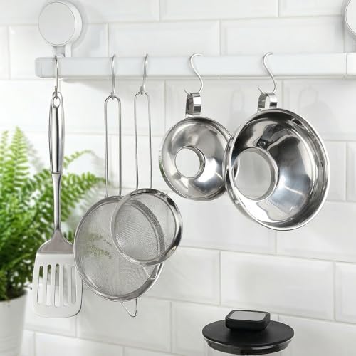 Kenaoeoe 4 PCS Stainless Steel Canning Funnel and Can Strainer Set