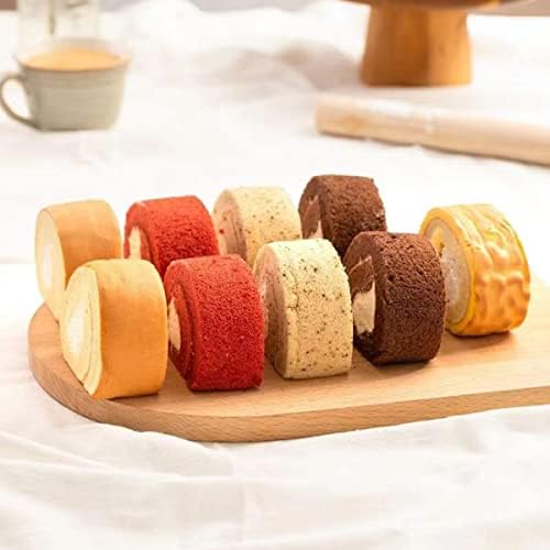 Silicone Swiss Roll Baking Mats, 2 Piece Set, Brown
