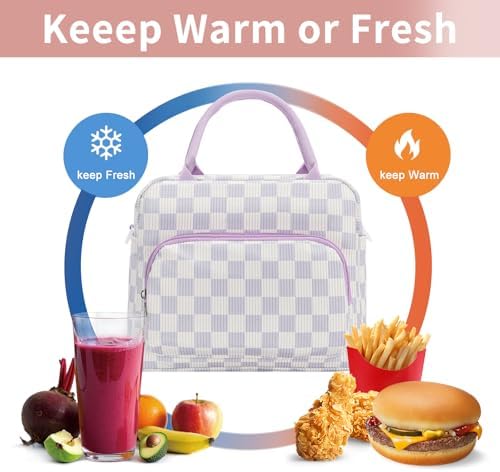 GASSDA Lunch Box for Women Insulated Lunch Bag Women Adult Cute Lunch