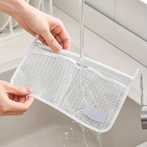 3PS Refrigerator Door Organizer Set, Fridge Hanging Mesh Bag for