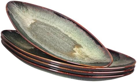 Serving Platter Olives Plate Large Serving Tray, Set of 4, for