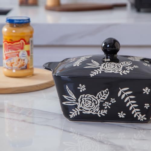 Wisenvoy Casserole Dish With Lid - Oven Safe Ceramic Baking Dish