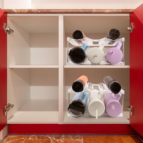 Water Bottle Organizer for Stanley 40 oz Tumbler, 4-Tier Holder, 2 SET