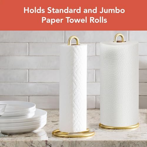 Spectrum Chrome Paper Towel Holder, Countertop