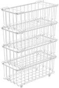 MiaLi Freezer Organizer Bins, 4 Pack Freezer Storage Containers
