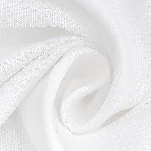 FINDYOU 10 Pack White Table Cloth Rectangle Table 60 x 102 Inch