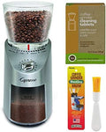 Capresso 575.05 Infinity Plus Conical Burr Grinder Bundle