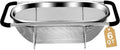 Over the Sink Colander, 6QT, Stainless Steel