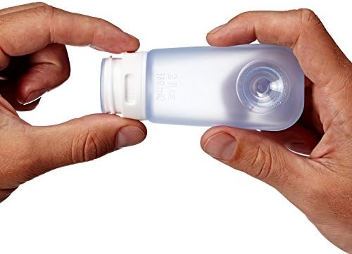 humangear GoToob Refillable Silicone Travel Size Bottles with Locking