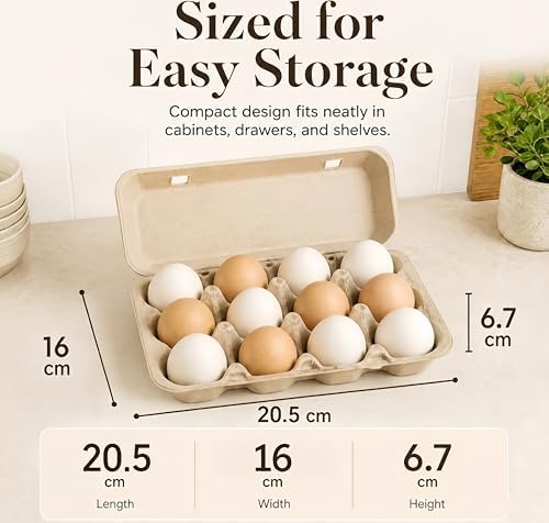 24 Pack Paper Pulp Egg Cartons