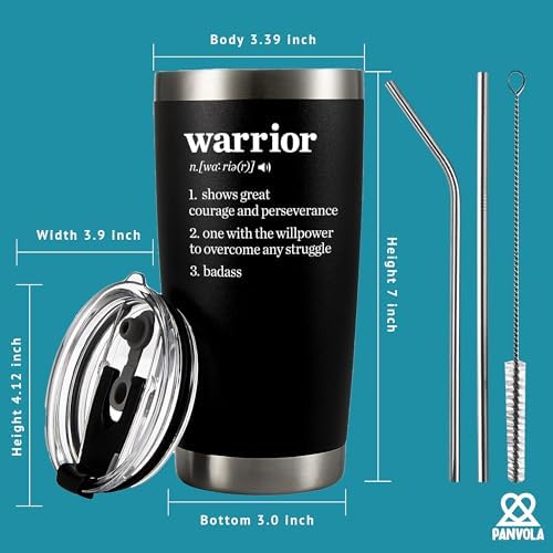 Panvola Warrior Definition Get Well Soon Gifts For Men Tumbler 20oz