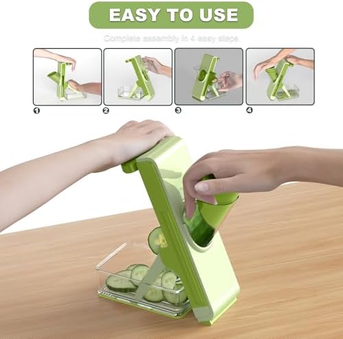 Eletronova Mandoline Slicer, Green