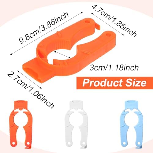 8 Pcs Water Bottle Opener Plastic Bottle Cap Opener Multi-Purpose