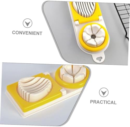 Boiled Egg Slicing Tool, Stainless Steel One Press Cutter for Salads