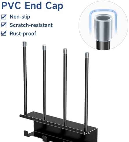 Wall Mounted Water Bottle Drying Rack with Lid & Straw Organizer