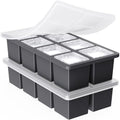 Large Ice Cube Trays for Whiskey: GGOW Big Silicone Ice Cube Trays