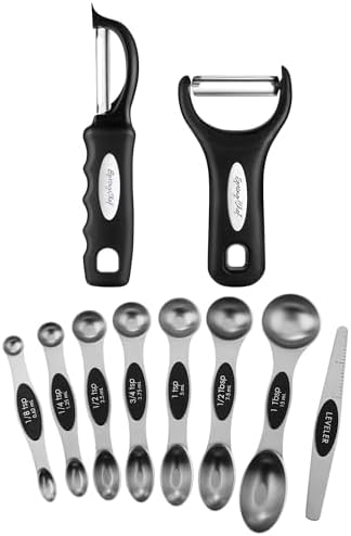 Spring Chef Swivel Vegetable Peeler & Y Peeler with Sharp Stainless