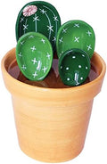 Cactus Measuring Spoons Set in Pot Ceramic House Warming Gifts New