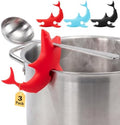 Li&Zhao 3 PCS Funny Silicone Spoon Rest - Shark Spoon Rest for Stove