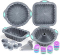 To encounter 69 Pieces Silicone Baking Set, Non-Stick Bakeware Set