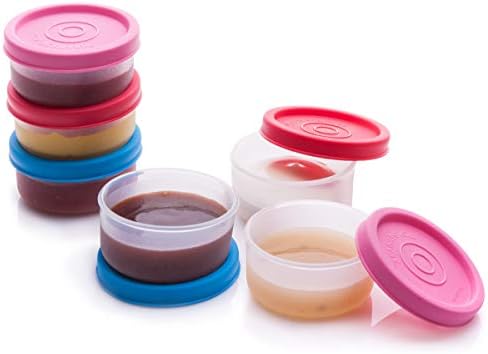 SIGNORA WARE Condiment Containers with Lids- 6 pk. 1.3 oz.Salad