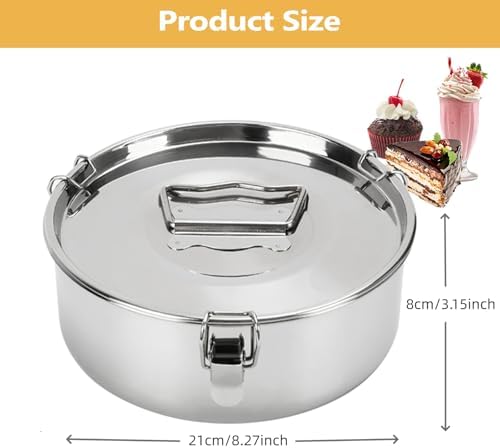 8 inch Flan Molds for Baking, Stainless Steel Quesillera Molde De Flan