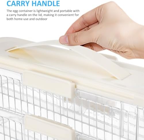 PET Rolling Egg Dispenser Tray for Refrigerator Shelf Storage
