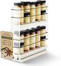 Vertical Spice Narrow Spice Rack - Sliding Spice Jars Organizer