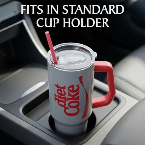 Silver Buffalo Coca-Cola Diet Coke, Stainless Steel Tumbler, 40oz