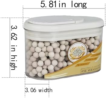 Ceramic Pie Weights,1.7 LB Reusable 10mm Baking Beans Pie Crust