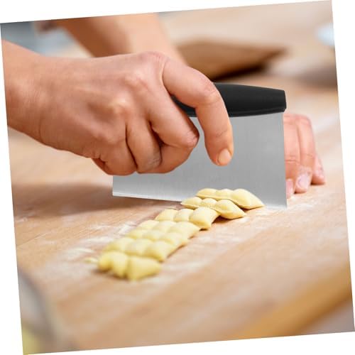 Stainless Steel Dough Cutter Set with Holder, Pink