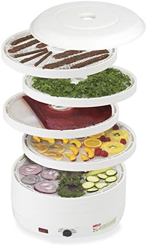 Nesco FD-1018A Dehydrator and NESCO LM-2-6 Mesh Screens, 2 Pack